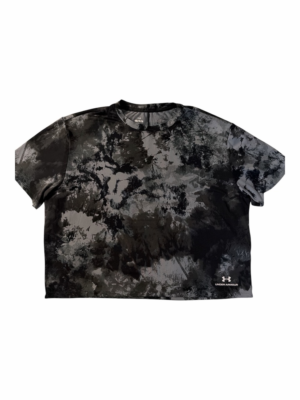 Under Armour Black & Gray Patterned Athletic Loose Tee